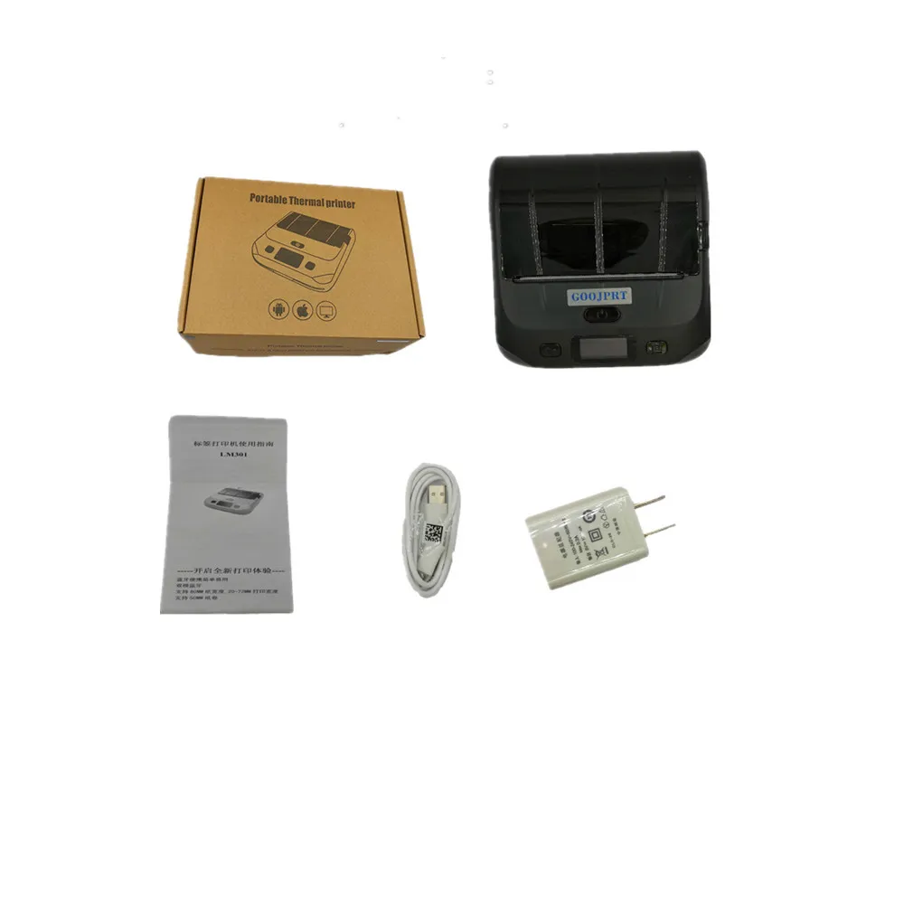 GOOJPRT 80 мм Bluetooth 3,0 4,0 термопринтер этикеток чековый принтер qr-код наклейка принтер этикеток стикер Принтер