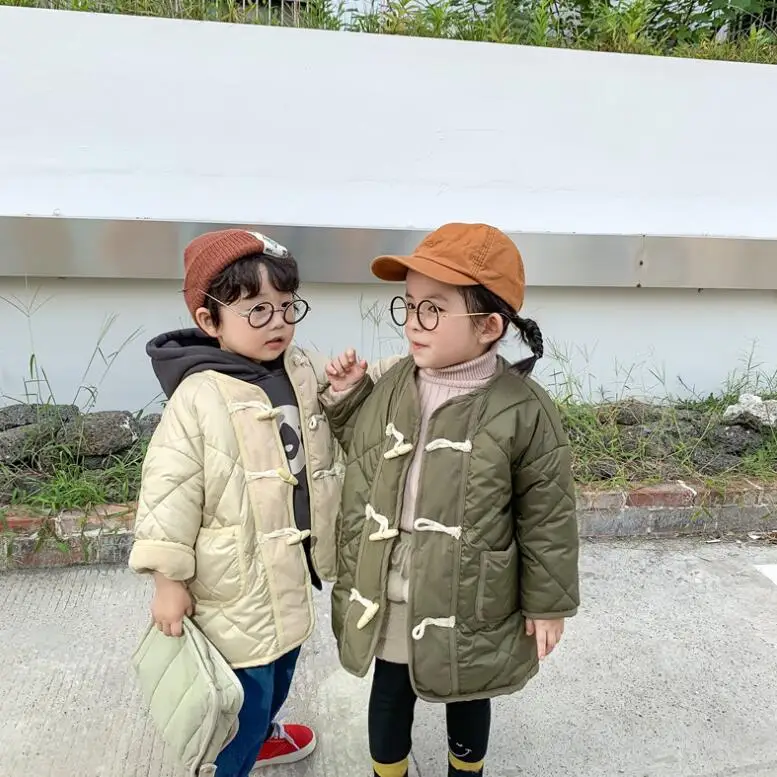 new wholesale boys girls coat thicken winter full sleeve kids jacket 1-6t HH688