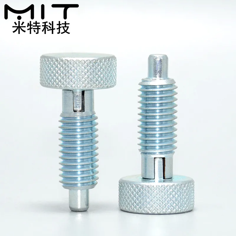 1pc M6 Rest Position Indexing Plungers Manual Retractable Plunger Index Dowel Locking Spring Screw M8 M10 M12 M16