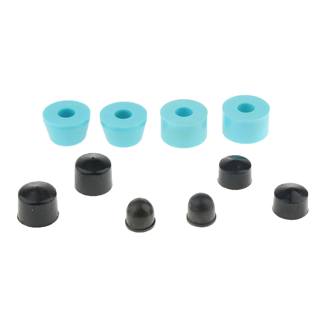 10pcs Lightweight Portable PU Truck Bushings & Pivot Cups Set Scooter Accessories for Skateboard Longboard Truck Outdoor Sports