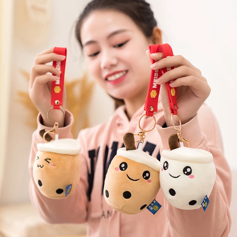 Cute Plush Fruit Keychain Toy for Girls