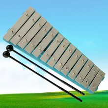 Алюминиевое пианино для детей раннего образования ударный инструмент образовательная научно-образовательная игрушка тринадцать звуковая коробка Pian