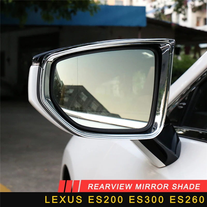 

Car Rearview Mirror Rain Shield Shade Cover Sun Visor for Lexus ES 2018 ES200 ES300 ES260