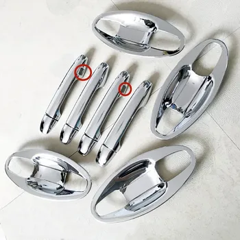 

Car Styling ABS Door handle Protective covering Cover Trim Door Handle Bowl for Subaru XV 2011 2012 2013 2014 2015 2016 2017