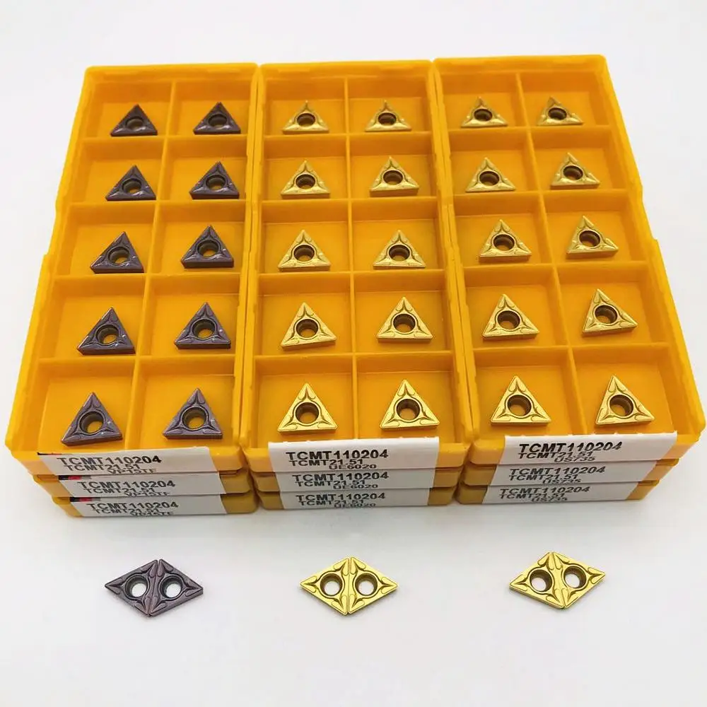 

TCMT110204 VP15TF UE6020 US735 New high-quality carbide insert TCMT CNC machine tool milling machine lathe tool TCMT 110204