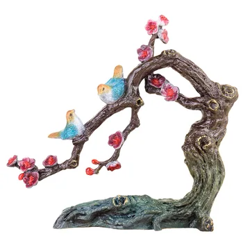 

MOZART Happy Brow Ornaments Colorful Copper Magpie Dengmei Moving House Living Room Copper Crafts Wedding Gift Chinese
