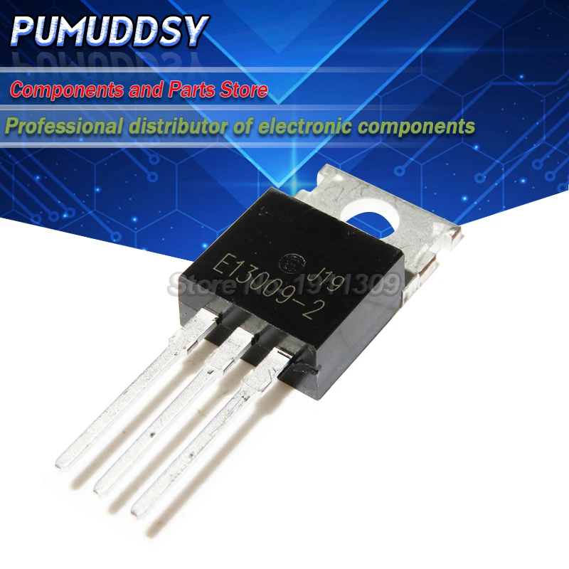 100PCS MJE13009 J13009-2 TO220 E13009-2 FJP13009H2TU E13009 TO-220 13009 FJP13009 Новинка и | Электронные компоненты