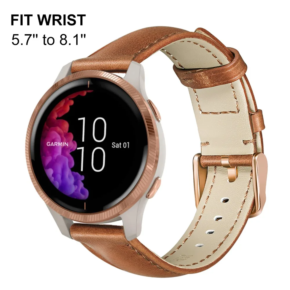 garmin leather watch strap