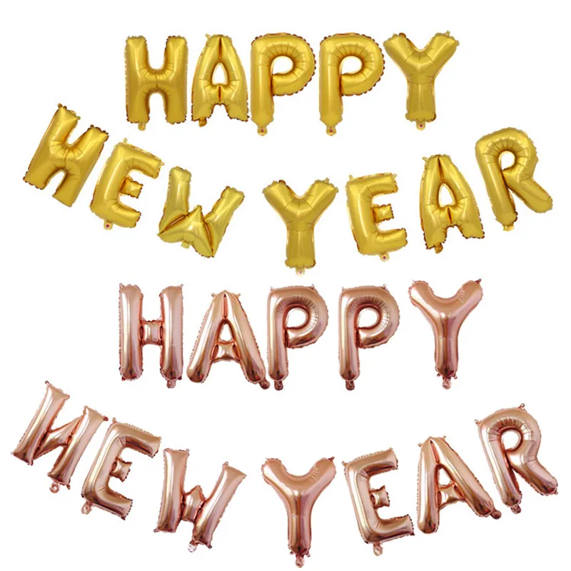 Number balloon 2020 letter  balloon Happy New Year Decorations foil Balloons navidad Digital Globos Anniversary figures balloons (5)