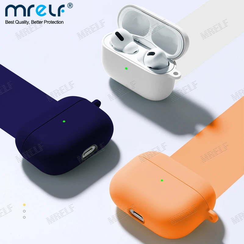4 в 1 Аксессуары для AirPods Pro Чехол 2 роскошный защитный силиконовый чехол Air Pods Apple
