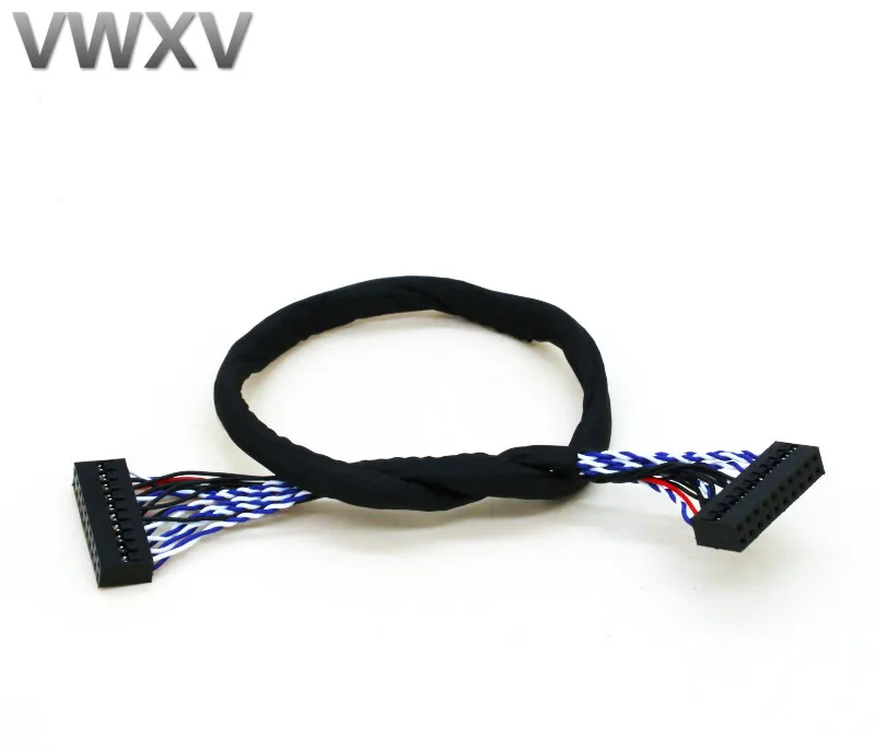 1 шт. двухсторонняя линия Dupont для экрана двойная 8 удлинительная 2*10P LVDS передачи
