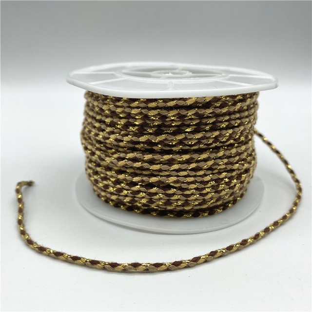2.5mm Cotton Cord Rope Chinese Knot Macrame Cord Rope For Jewelry Making For Shamballa Bracelet