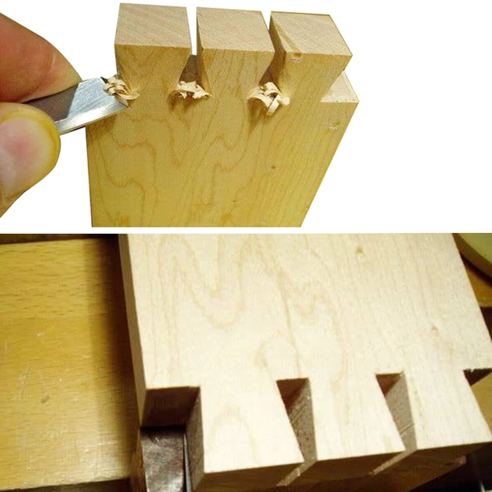 2Pcs Aluminum Alloy Practical Ruler Dovetail Carpenter Line Planner Scribing Gauge Templates Crossed Woodworking Drawing Tools