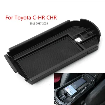 

1Pc For Toyota Center Console Armrest Tray Storage Box Case For CHR 2016 2017 Front Console Tray Organizer DIY Accessories Parts