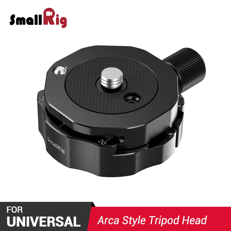 

SmallRig Tripod Head Quick Switch Clamp with Plate (Arca-Swiss Style) Camera Adapters for Monopod DSLR Camera 2406