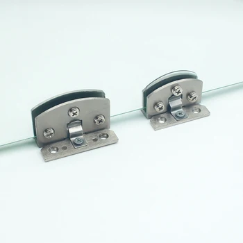 

2PCS 20kg Zinc Alloy Cupboard Clamp Fitting Cake Counter Accessories Furniture Home Glass Door Hinge Wine Cabinet Showcase