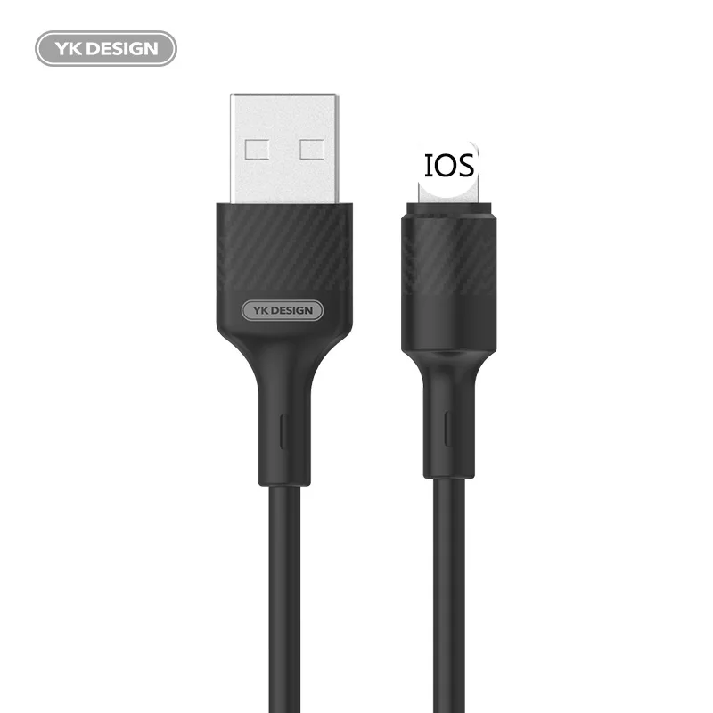 YK DESIGN S16 кабель для передачи данных для iphone 6 6s 7 7p 8 8p x xs xr 11 2.4A высокотоковая Высококачественная линия передачи данных