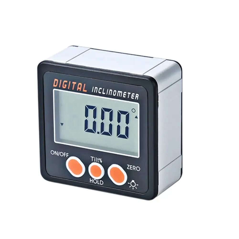  LCD Digital Inclinometer Level Box Protractor Angle Finder Bevel Gauge Magnet