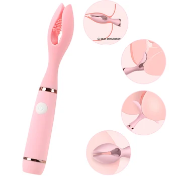 IKOKY Clitoris Clip Vibrator Sex Toy for Women Couples Nipple Massager 10 Speed Dildo G spot Stimulator Masturbation 4