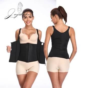 

Joyshaper Tummy Shapers Waist Trainer Body Shaper Adjustable Neoprene Gym Workout Sweat Vest S-3XL Weight Loss Slimming Shapwear
