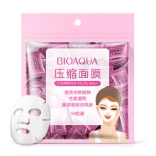 50 шт. уход за кожей дома нетканый материал дышащая одноразовая бумага портативный компрессионная маска путешествия DIY ватный диск Макияж лица