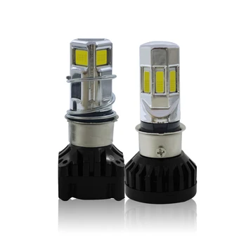 

2PCS High Power H6 COB 6SMD Replacement Bulbs Car Fog Lights 6 sides Led Daytime Running Lights DRL Lamps 12V