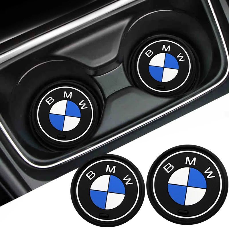 

2pcs Car styling Silicone Car Interior Water Cup Bottle Holder Anti-slip Pad Mat for BMW M3 M5 X1 X3 X5 E36 E37 E46 E39 E53 F10