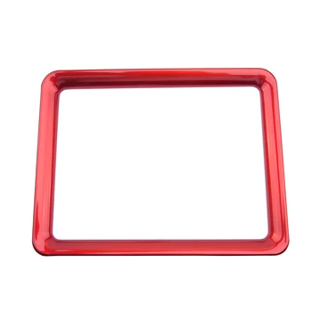 

Car Red Center Console GPS Navigation Screen Dashboard Trim Frame Cover Fit For Dodge Challenger 2015 2016 2017 2018 2019