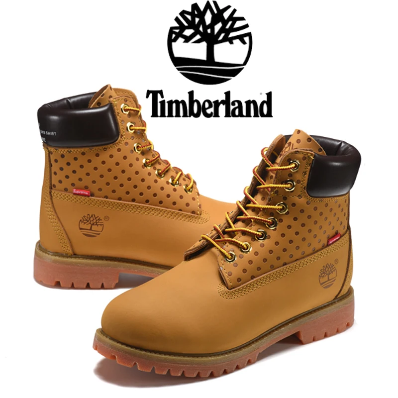 Классические мужские и женские водонепроницаемые ботинки Timberland для снега