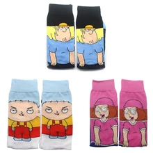 K146 семья Guy 1 пара Personalise новинка Мужские Женские носки удобные простроченные хлопковые носки