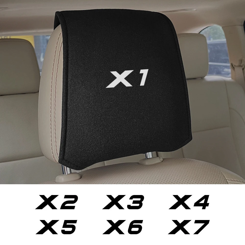 Чехол на подголовник автомобиля для BMW X5 E83 X1 E84 F49 X7 V8 X2 F39 X3 X6 E71 E72 X4 xdrive |