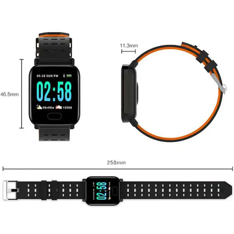 M20 Smartwatch Для мужчин Для женщин Водонепроницаемый часы реального времени мониторинг давления, кислорода в крови в режиме ожидания спортивные Смарт-часы для IOS и Android