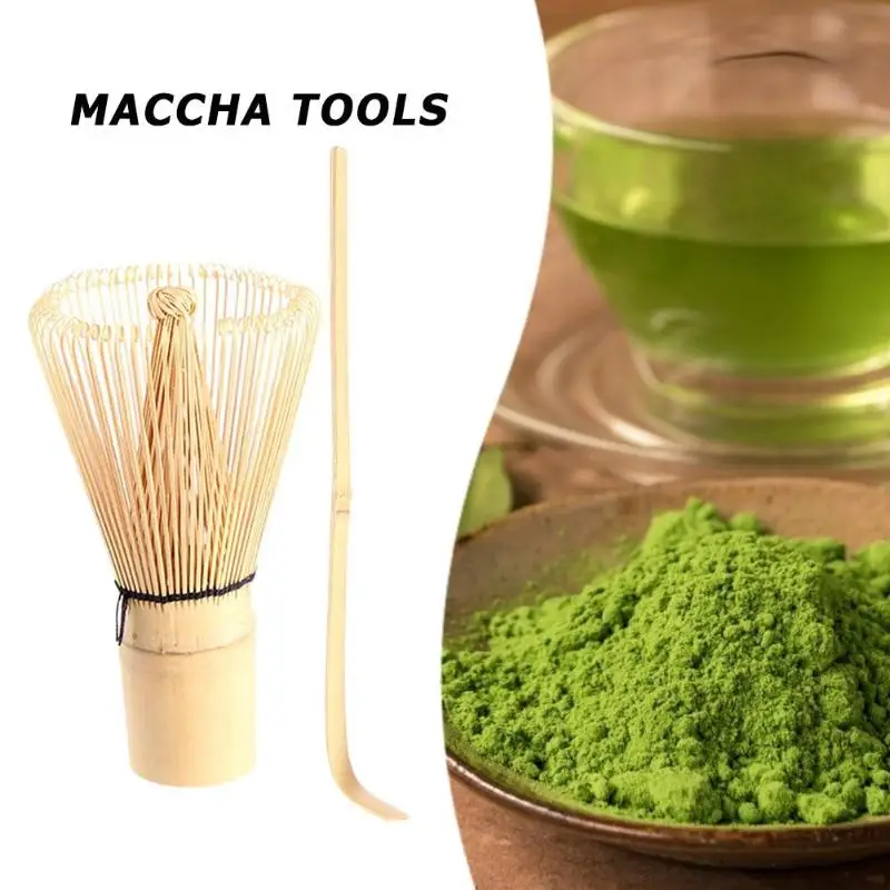 Зеленый чай matcha венчик для пудры японская церемония бамбуковая щетка инструмент аксессуар Экологически чистая чайная щетка