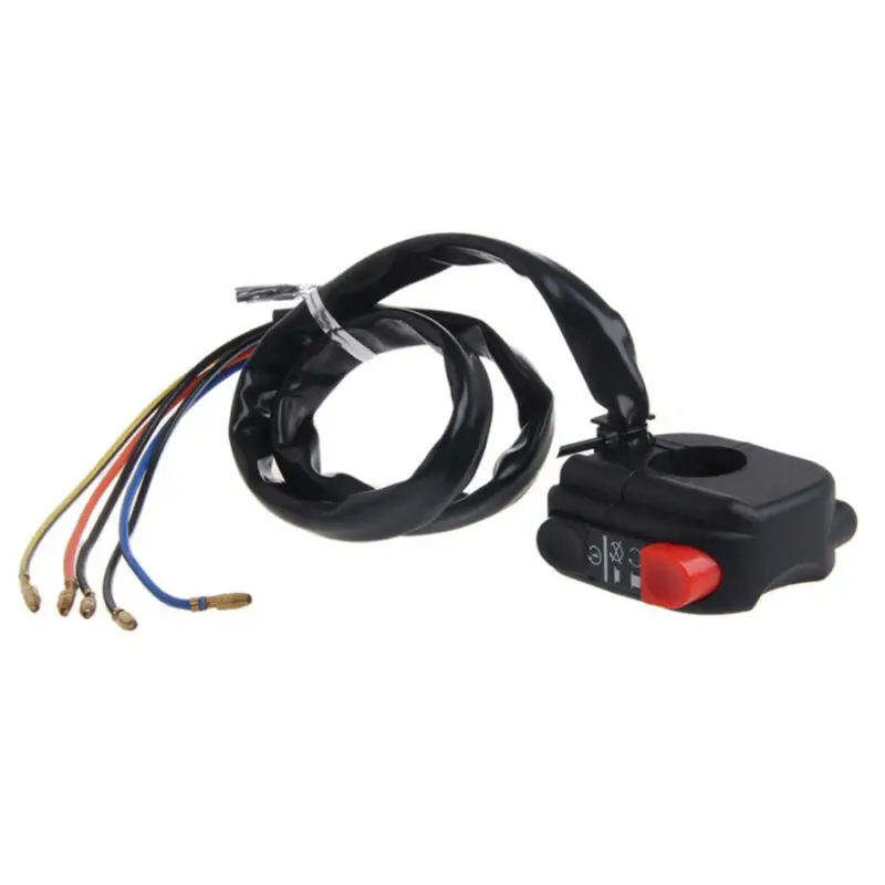 

2Pcs Button Switch Kit Ignition Engine Stop Lamp Horn Light For Honda Bike