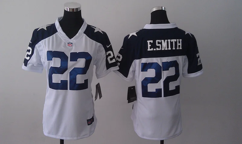 Женщины Леди Все Сшитые Даллас s,#88 Dez Bryant#82 Джейсон Уиттен Э. Смит#21 Ezekiel Elliott#11#94#50#19 Джерси - Цвет: Коричневый