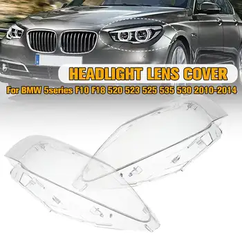 

Left/ Right Side Transparent Housing Headlight Lens Shell Cover Lamp Assembly for BMW F10 F18 520 523 525 535 530 2010 2011-2014