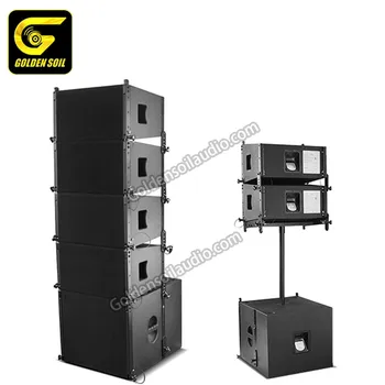 

Goldensoil Audio VERA10 Single 10'' Line Array Speaker VERA S15 Passive Sound System VERA L24 Line Array Loudspeaker