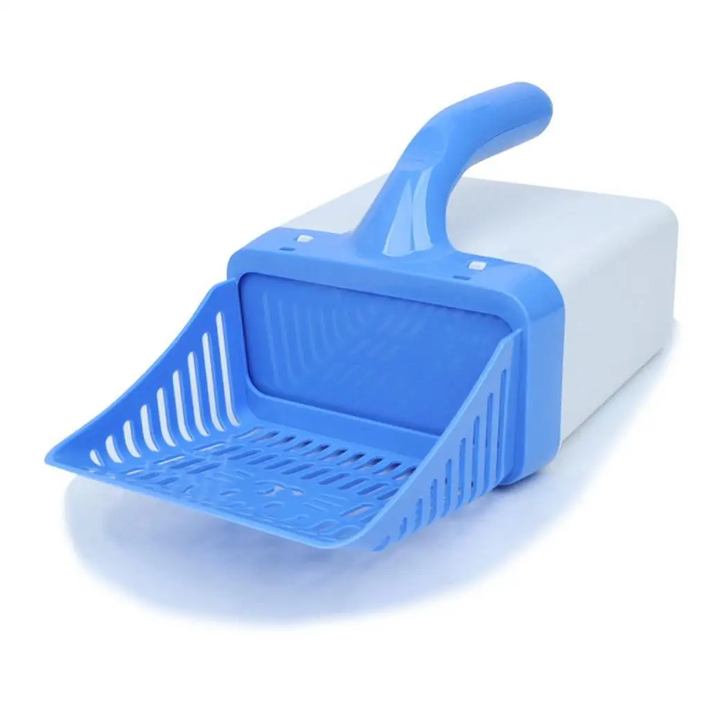 

Durable Practical Home Cat Litter Scoop Waste Green, Blue Durable, Strong Bag System