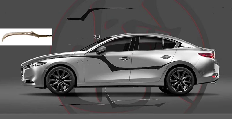 Для Mazda 3 Axela новая глянцевая черная решетка переднего бампера верхняя решетка для гриля Защитная крышка ABS пластик для стайлинга автомобилей