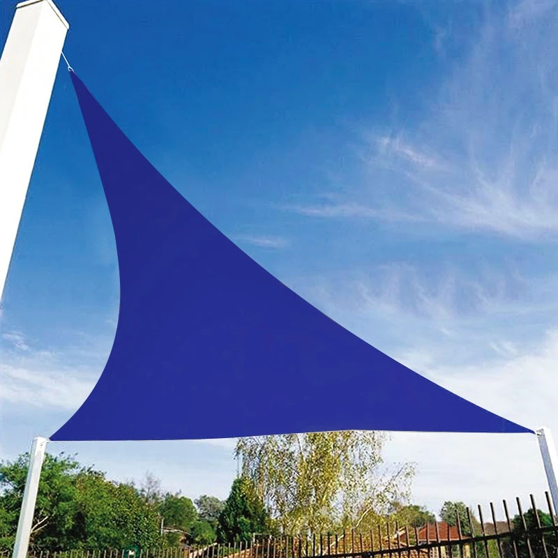 3/4m tamanho ao ar livre sombra protetor solar triangular à prova dtrianágua uv sun sombra vela combinação net triângulo sun sai