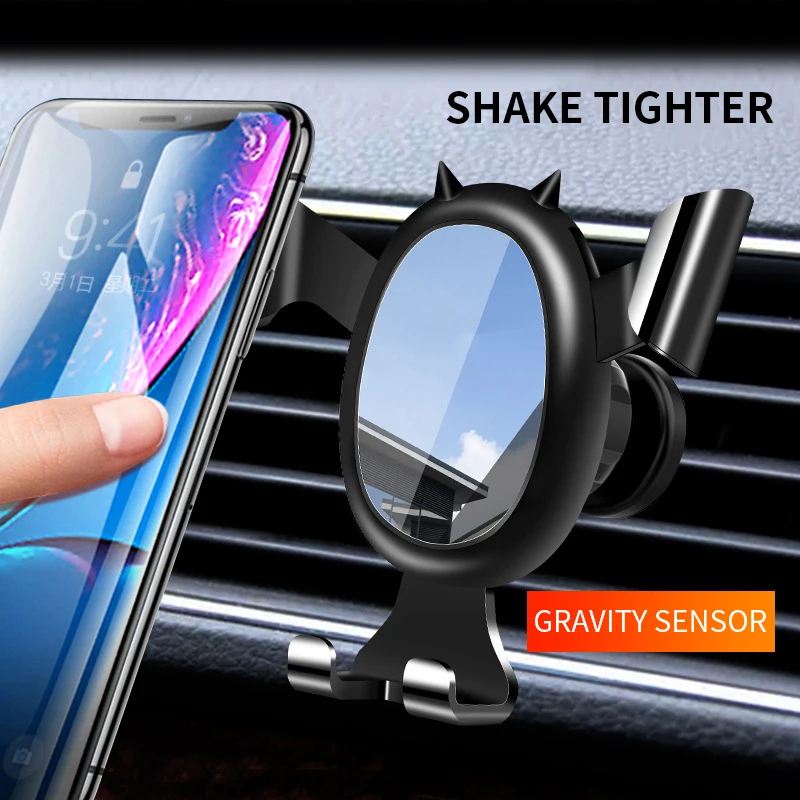 New car mobile phone holder buckle type multi-function air outlet navigation support gravity sensor frame | Автомобили и