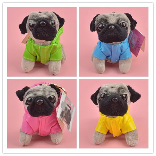 Плюшевая игрушка Шарпей из полиуретановой ткани с цветами Мопсом и животными