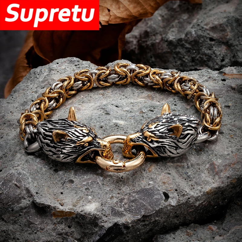 Viking Bracelet Nordic Viking Norse Wolf Bracelet | Viking Sons Of Odin