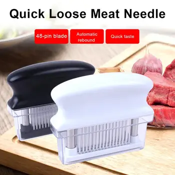 

48pcs Needles Stainless Steel Meat Tenderizer Kitchen Cooking Tools Tender Meat Hammer Kichen Accessories Gadget