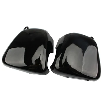 

Motorcycle Battery Cover Left Right Side Fairing Battery Covers Gloss Black for Triumph Bonneville T100 SE Thruxton 900 Scramble