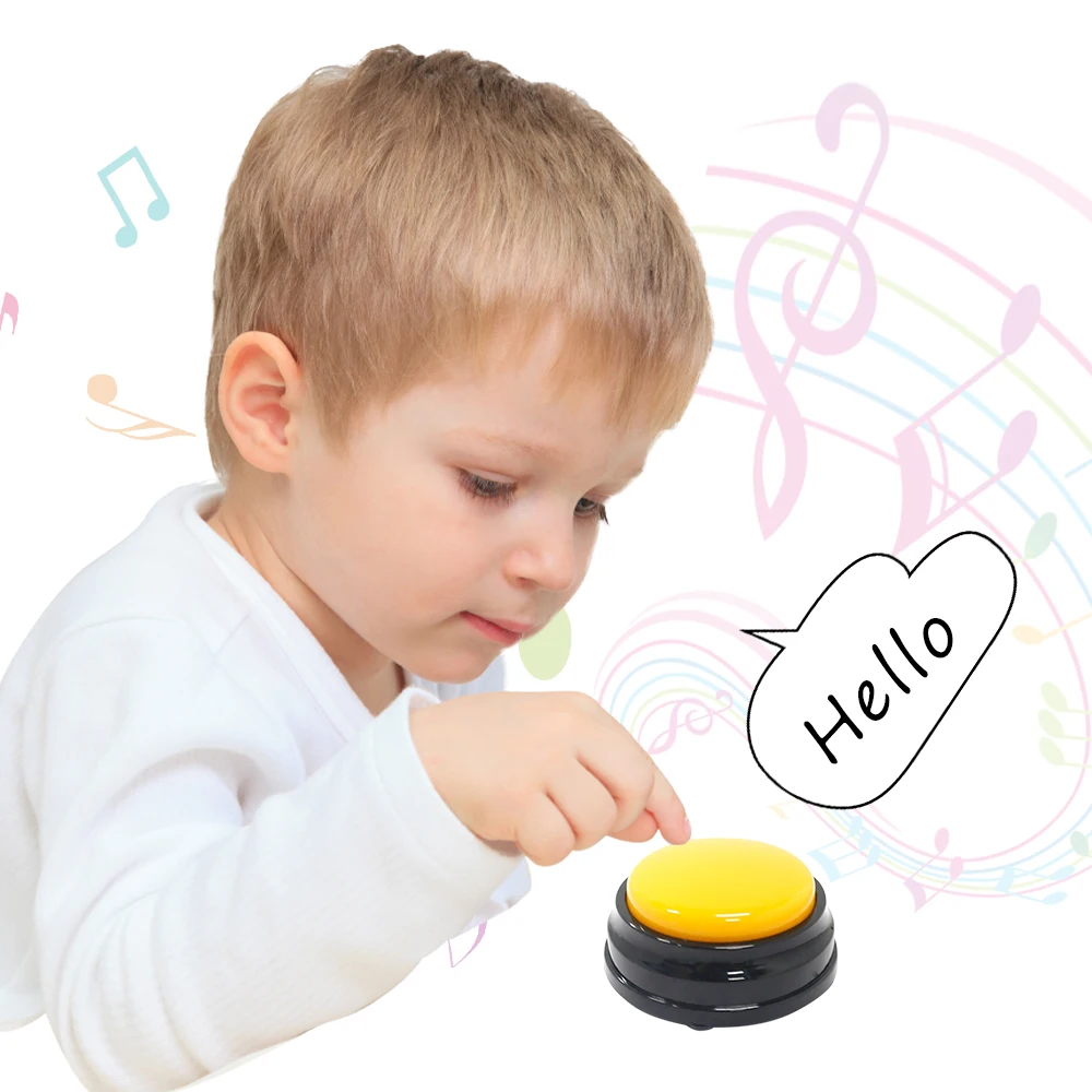 Recordable Talking Button Voice Recording Sound Button For Kids