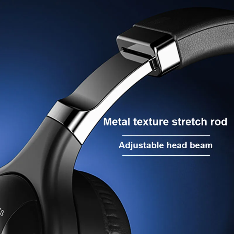 HIFI stereo headphones Bluetooth Headset Wireless Headphones Foldable Sport Earphone Microphone headset FM and support SD card