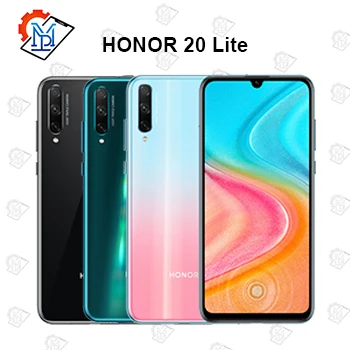 Мобильный телефон Honor 20 Lite, 6,3 дюймов, 4 Гб+ 64 ГБ, Восьмиядерный процессор Kirin 710F, Android 9,0, МП, смартфон с отпечатком пальца