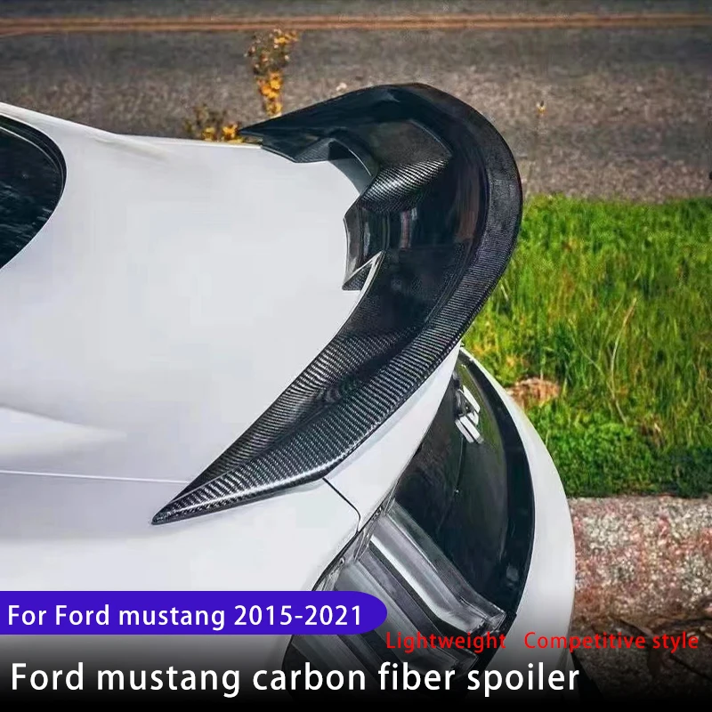 Подходит для спойлера из углеродного волокна Ford Mustang модифицированный