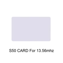 100 шт./лот 13,56 МГц посещаемость ISO14443A RFID карты тег 0,8 мм MF S50 Система тонкая для контроля доступа время близость IC умный автомобиль
